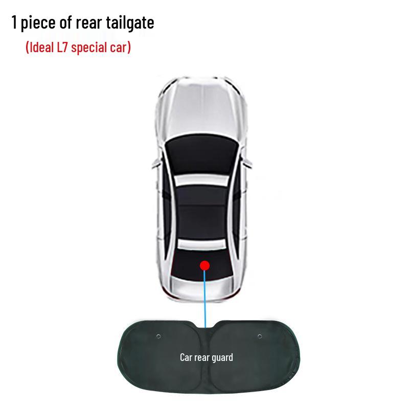 Ideal L7 Car Window Sunshade: Opaque Sun Protection & Insulation for Camping Privacy