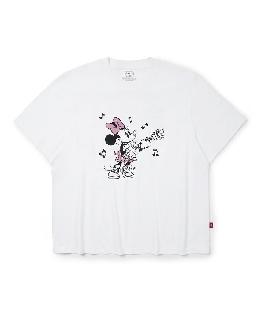 DISCUS ATHLETIC 2025 Pentaport Minnie Mouse T-Shirt White