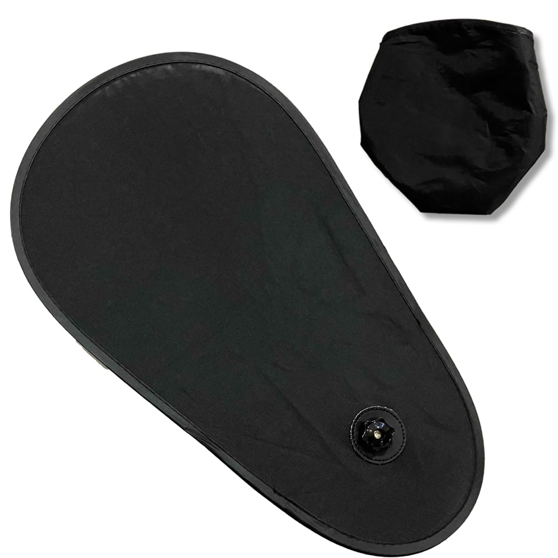 

Andrerouge Car Sun Shade, Big, Large, Sliding Type, Foldable, Storage Bag Included, Space Saving, large чорний
