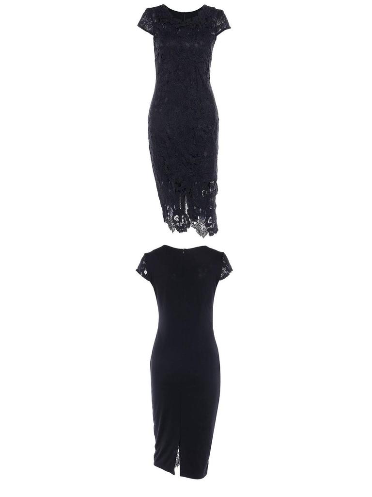 2024 Women's European & American Lace Bodycon Pencil Dress