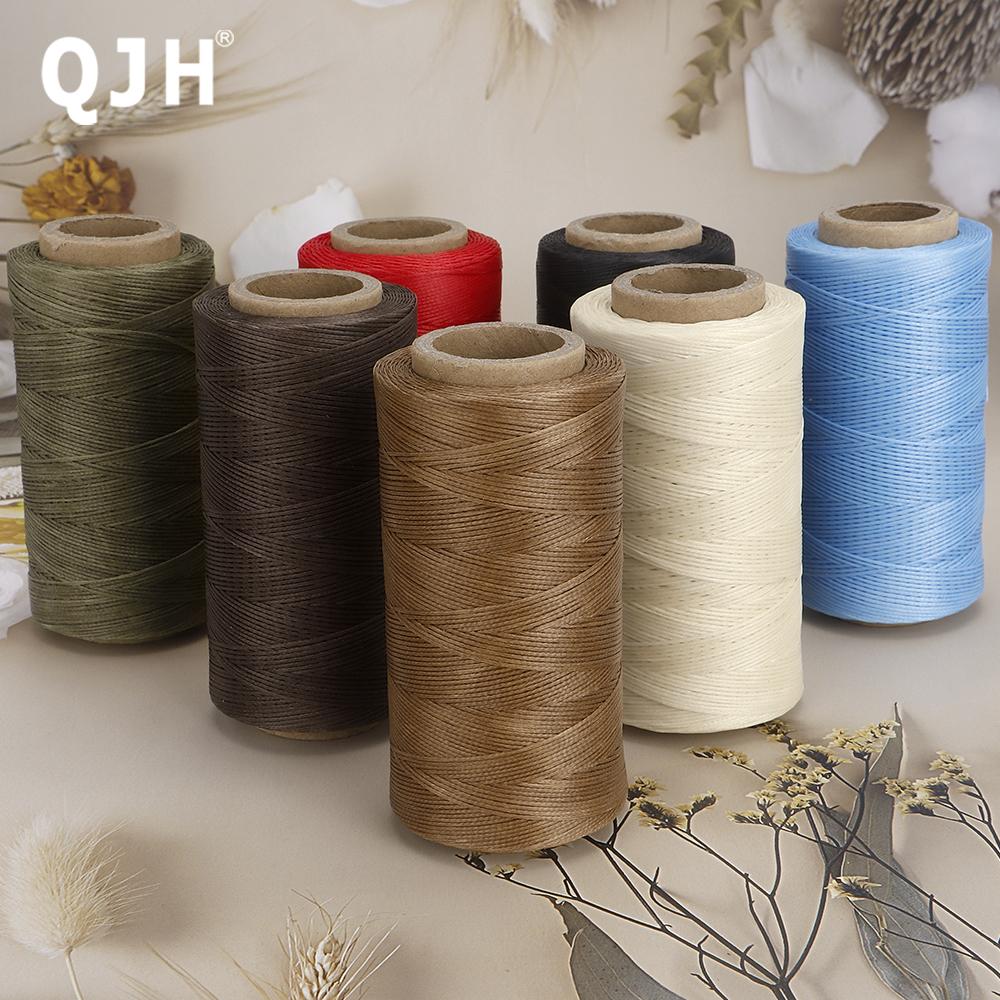 1pcs Durable Leather Sewing Waxed Thread, 150D, 0.8mm Thickness, Leather Hand Quilting Stitching Fixing Repairing Threads
