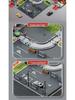 Kids' Pretend Play Gas Station & Convenience Store Toy Set, Ages 3-6, Children's Day Gift