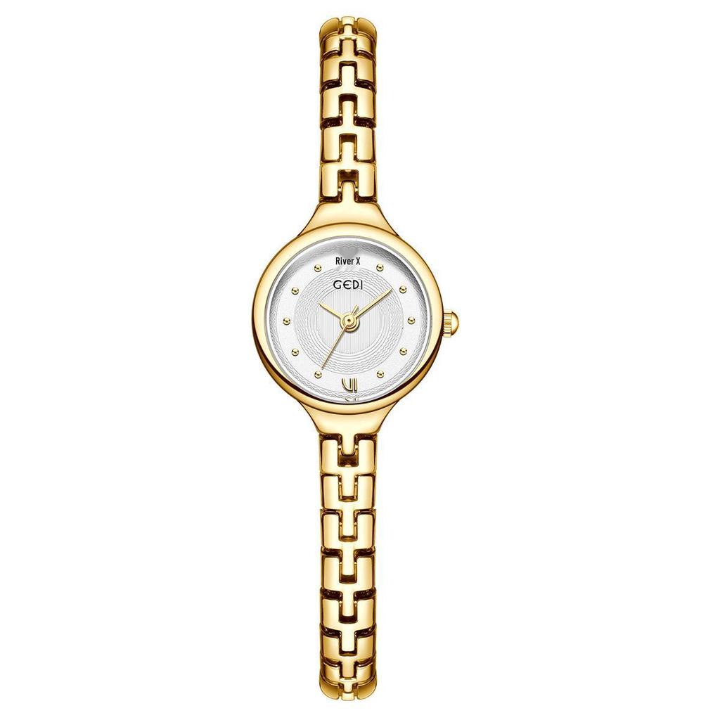 Gedi Vintage Lyx Mångsidig Student Kvarts Armbandsur