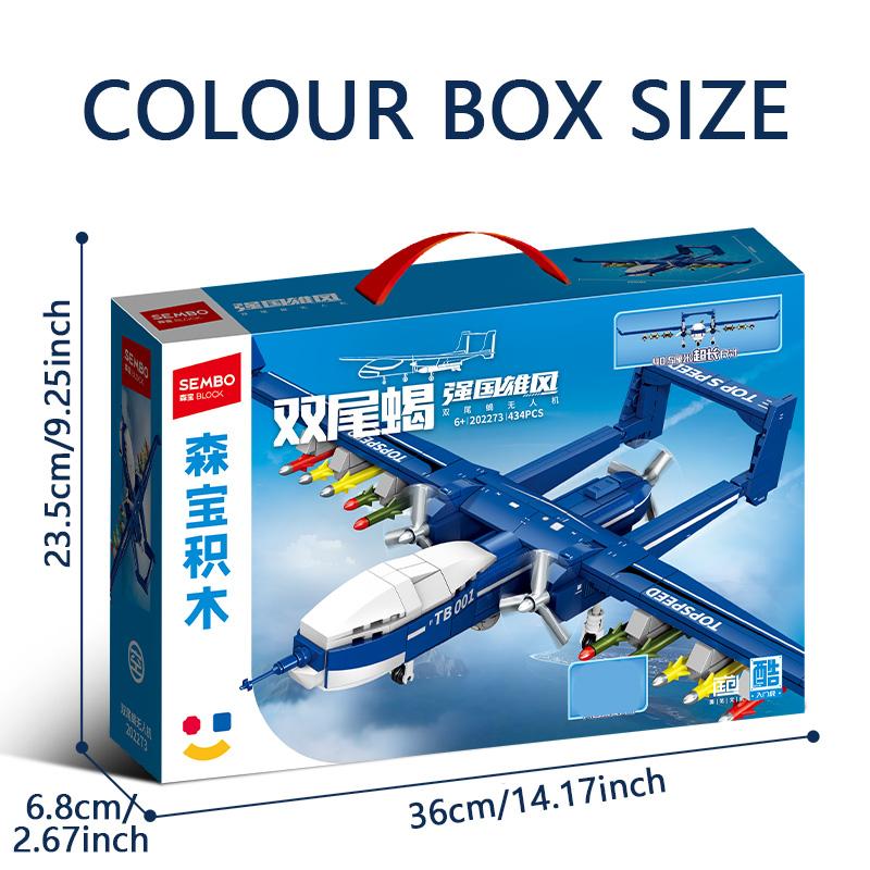 Non-Toxic Sembo Block Military Aircrafts Assemblage Building Blocks Moc Fighter Model Bricks Kit Ornament Toys Kids For Children Holiday Gifts