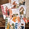 45sheets/3bags Library Girl Series Reading Theme Character Stickers Creative Handbook Materials DIY Scrapbook Diary Album