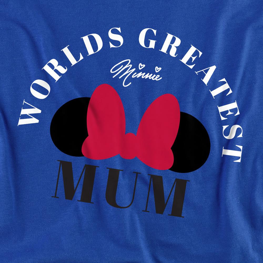 Minnie Mouse Unisex Adult World´s Greatest Mum Mothers Day T-Shirt