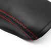 For Toyota Camry 2006 2007 2008 2009 2010 2011 Car Center Console Lid Armrest Box Cover Black / Black Leather with Red Stitching