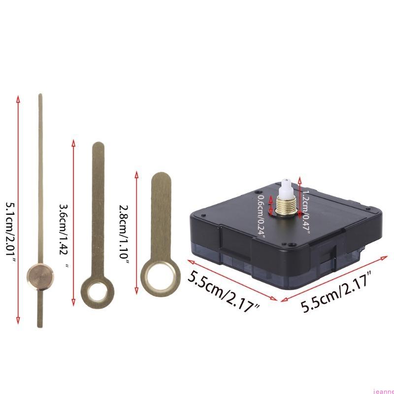 Silent DIY Wall Clock Movement Mechanisms Battery Powered DIY Repair Parts with Hands Replacement