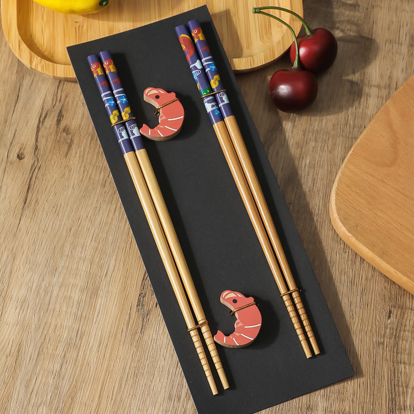 

Китайские японские палочки для еды деревянная посуда суши палочки для еды набор милый узор ресторан бытовые удобные палочки для еды поднос держатель для палочек Blue fish