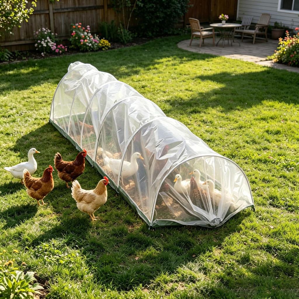 Garden Tunnel Shade Net Cover,Plant Insect‑Bird Protection Net for Gardening