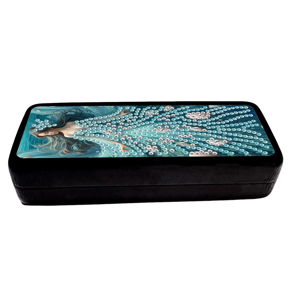 DIY Diamond Painting Glasses Storage Box Diamond Art Sunglasses Case Diamond Art Sunglasses Storage Case for Adults Beginners