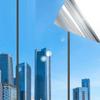 Einweg-Fensterfolie Sichtschutz Reflektierende Sonnenschutzfolie Wärmekontrollfolie Tageslicht Fensterabdeckung Schwarz