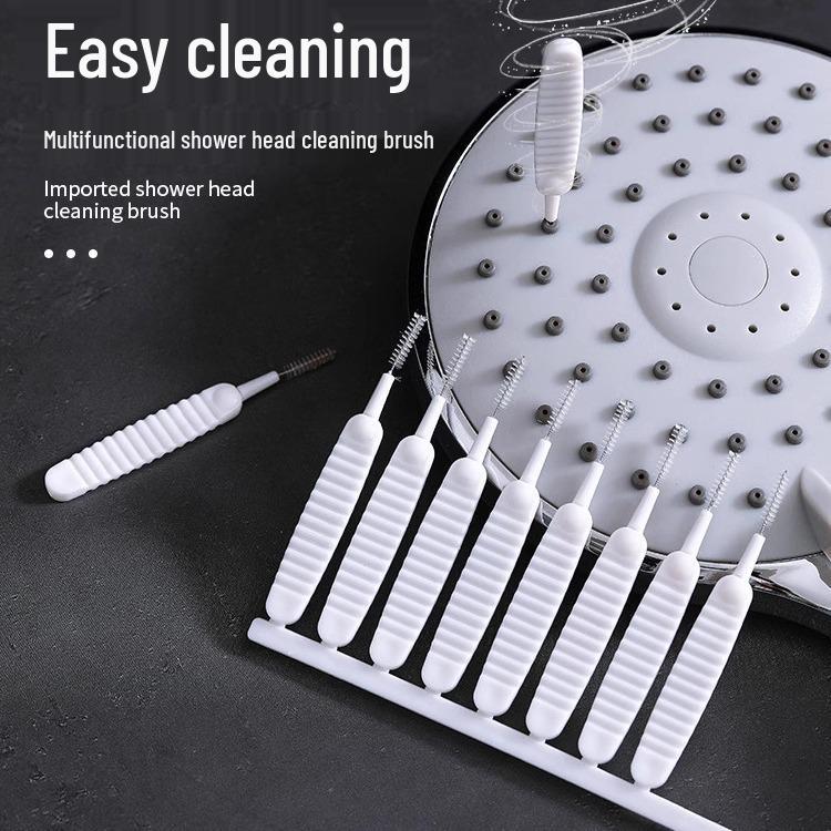 Shower & Phone Crevice Cleaning Brush - Multi-Purpose Anti-Clogging Tool