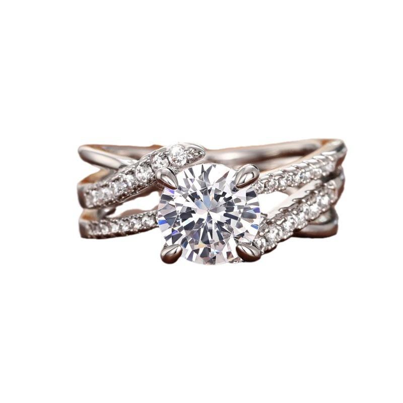 Fashion Ring, Heart On You, Cross Arm Ring, Fight Xixi