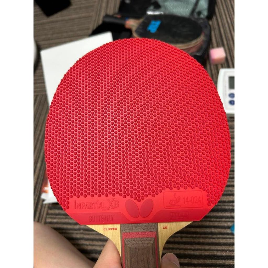 Used Butterfly IMPARTIAL XB Red Table Tennis Rubber