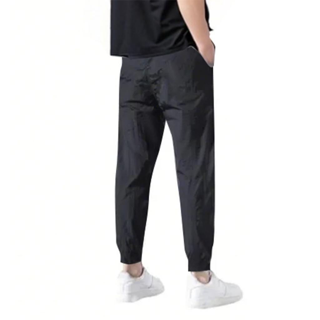 Letní rychleschnoucí kalhoty Pánské slim kalhoty Volné tepláky Devítidílné korzetové kalhoty