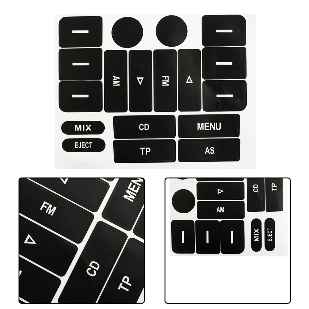 Radio Button Repair Sticker Sticker Button Repair Sticker Radio For Golf MK5