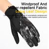 Getinfit Cycling Gloves Winter Warm Waterproof Touch Screen Anti-Wear for Male Female Outdoor Sports Fishing Fleece Thickened