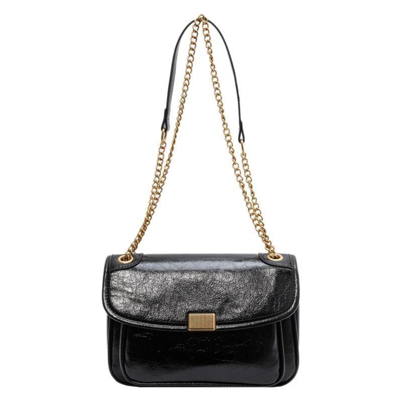 High-end bag women's new autumn fashion popular retro messenger stray chain shoulder small square bag