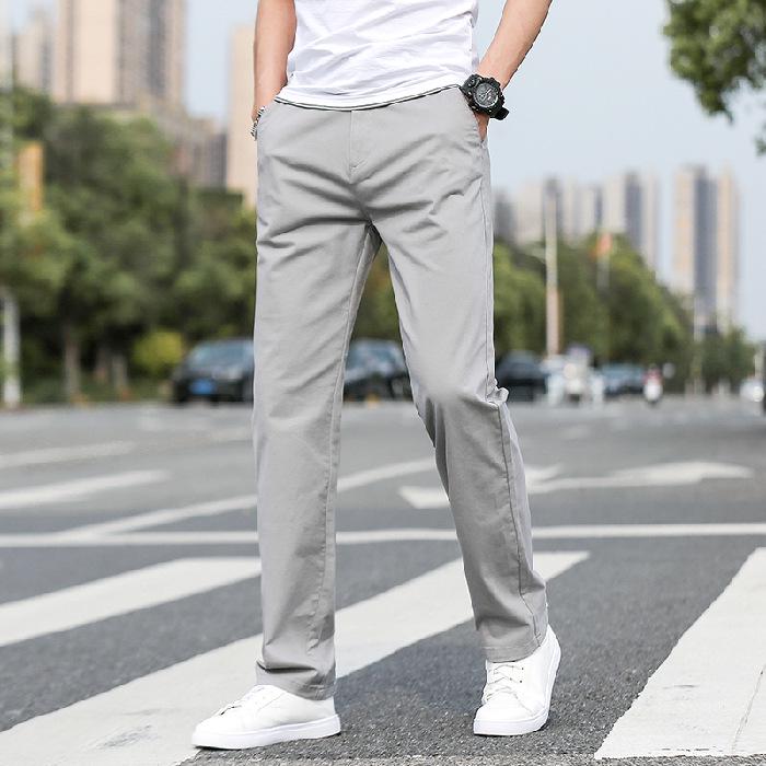 Herren Stretch Slim Fit Straight Leg Hose - Modische, vielseitige Freizeitbekleidung