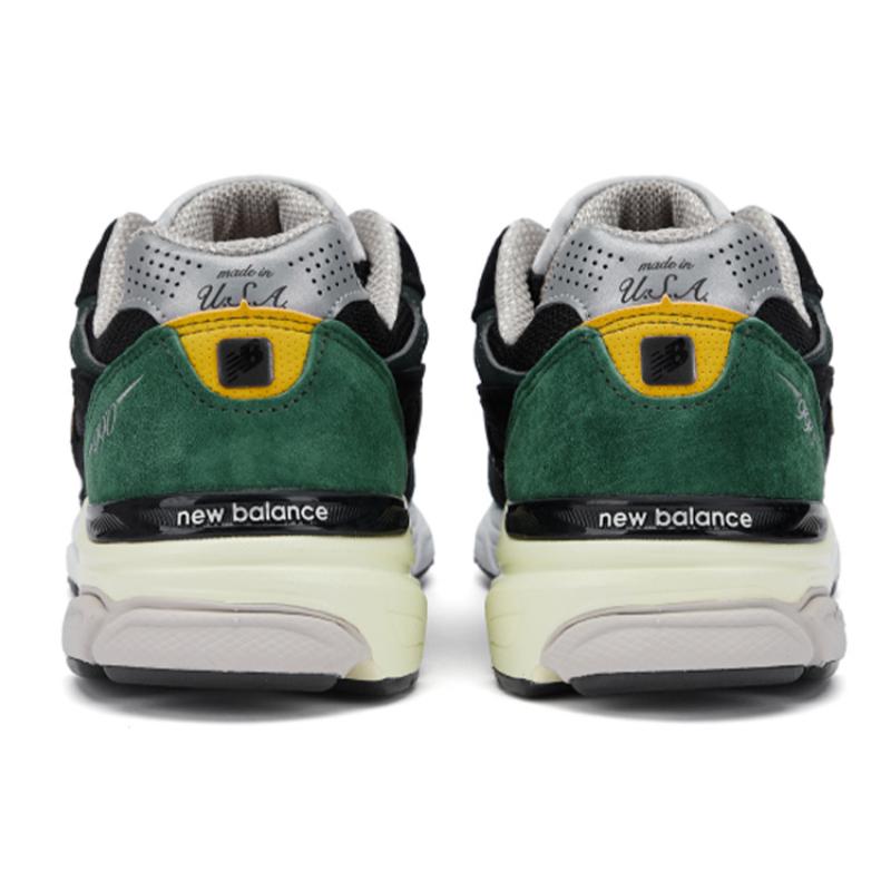 New Balance 990v3 MiUSA Schwarz Grün Gelb Sneaker M990CP3