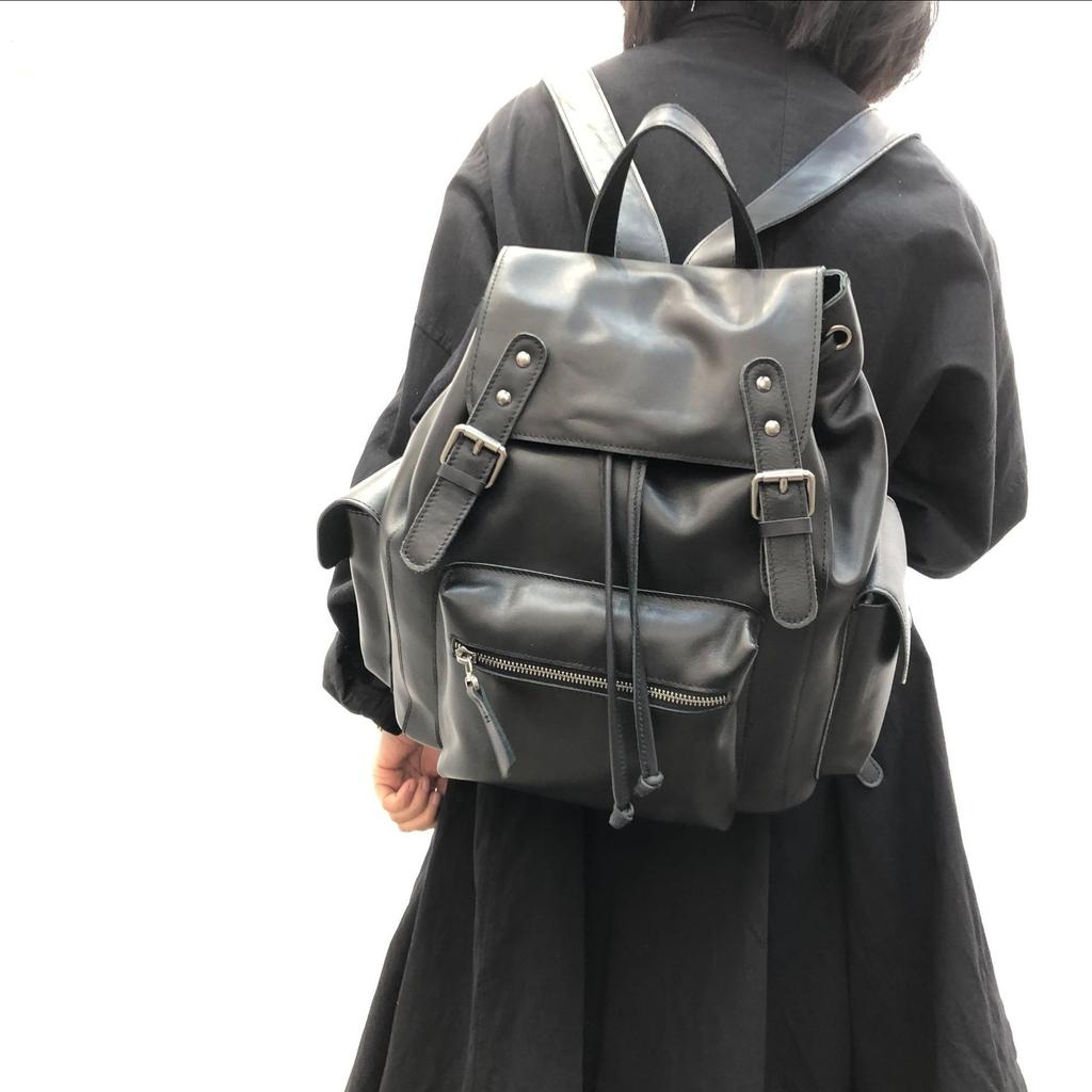 2026 Genuine Leather Women's Handcrafted Top Layer Cowhide Women's Backpack