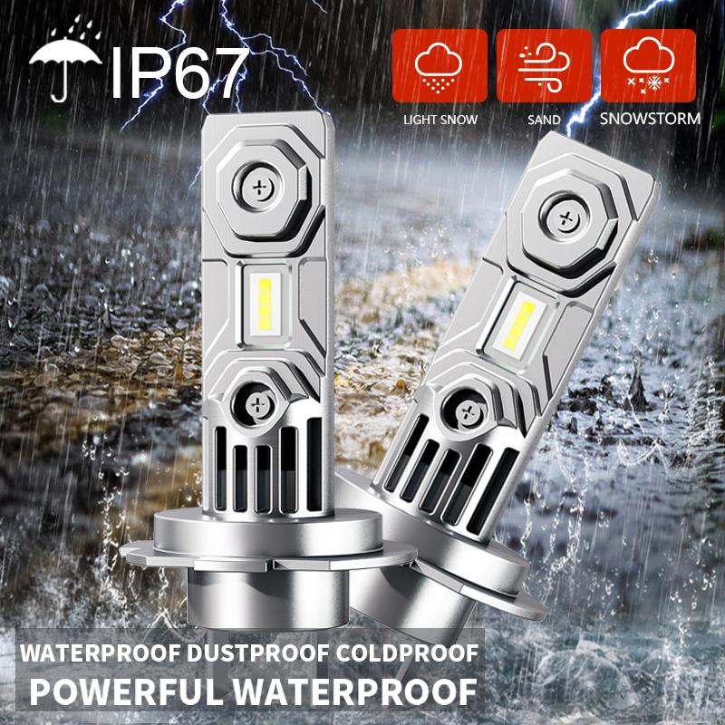 2PCS H7 Original Auto Led High Power Scheinwerfer K35 Spot Birne Canbus Nebel Licht 10000LM 50W Auto Licht auto Teile