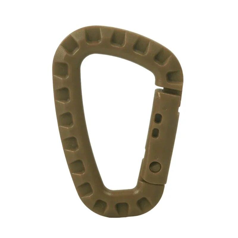 1/5pcs Tactical Backpack Buckle Fast Tactical Carabiner Plastic Hook D Shape Mosqueton EDC Gear for Outdoor Camping Accessories