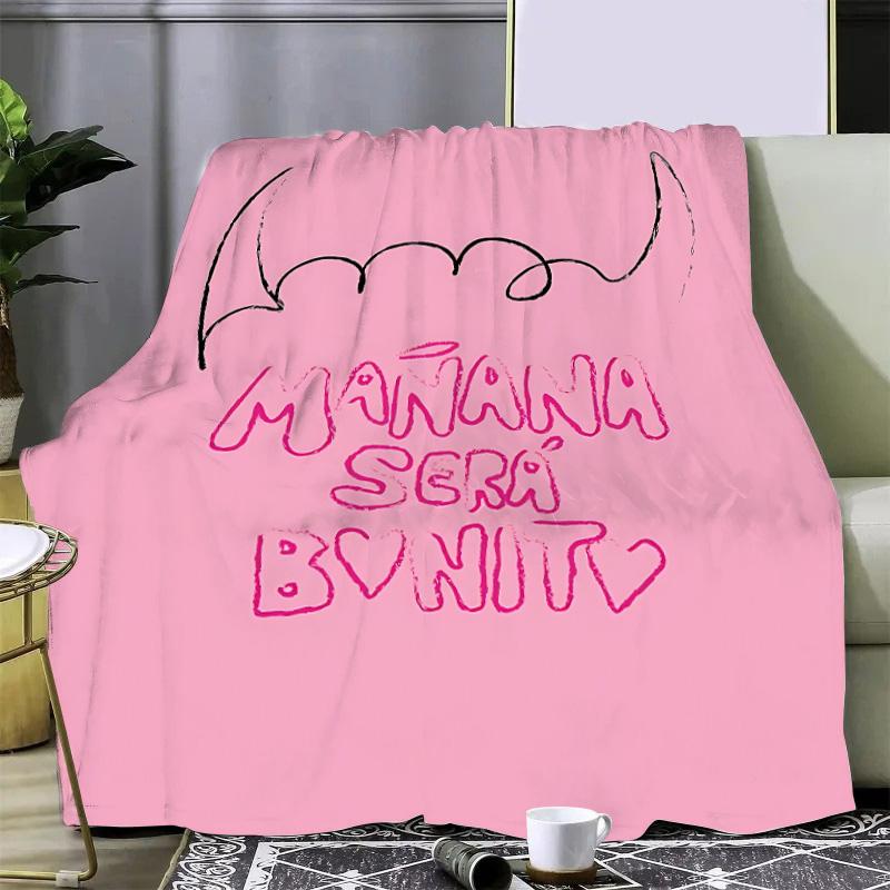 Karol G Manana Sera Bonito Printed Blanket Picnic Blankets Warm Blanket Soft and Comfortable Blanket Home Travel Birthday Gift