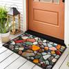 Welcome Door Mat Entrance Outdoor Front Doormat Room Rugs Foot Mat Hallway Floor Bathroom Mat Washable