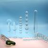 Crystal Glass Anal Toy with G-Spot Stimulation & Beads – Unisex Pleasure
