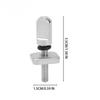 20/1Pcs Stainless Steel Surfboard Fin Screw Hand-tightened Screws Single Fin Nails Replacing Fastener Hardware Accessories