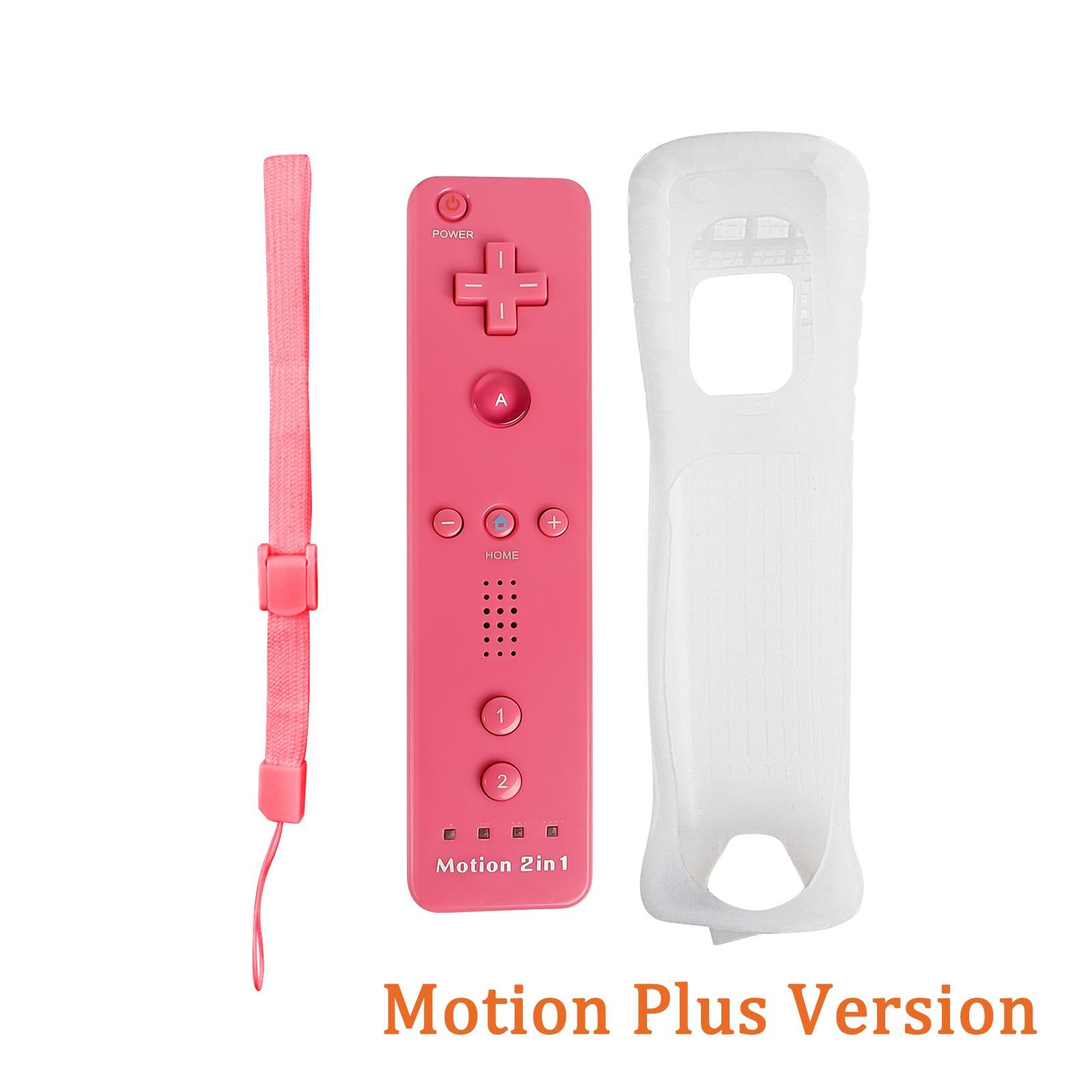 

2 In 1 Remote Controller with Motion Plus For Nintendo Wii U Nunchuck Wireless Gamepad For Nintend Wii Console Joystick Joypad