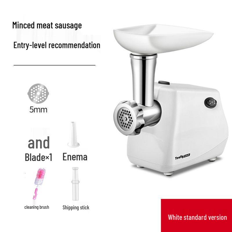 

Electric Stainless Steel Meat Grinder & Sausage Stuffer – Home & Commercial Use