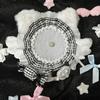 Flower Wings Badge Display Base Plush Cat Ear Pins Tray Cute Badge Holder  Anime Badge Decoration