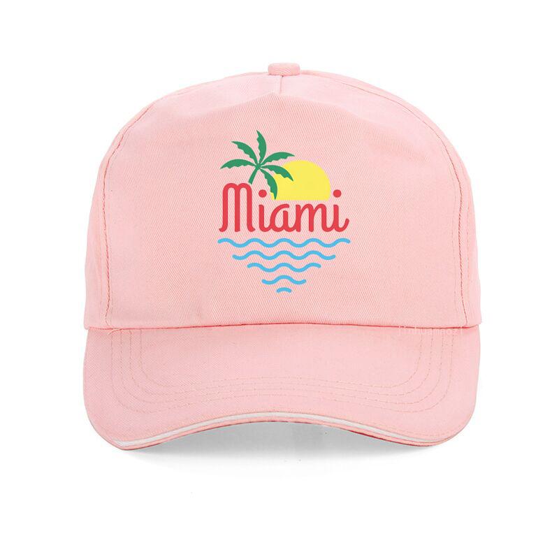 Miami Baseball Caps Christmas Hat Unisex Women Adjustable Dad Caps Streetwear Outdoor for Sun Hat