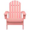 Adirondack Garden Chair Solid Pine Wood Pink