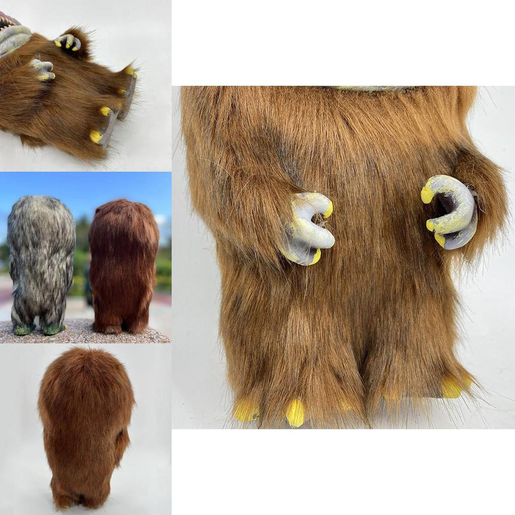 Critters Poseable Prop Doll Realistic Alien Latex Plush Toy For Bars And Stages 25cm/9.84in And 20cm/7.87in