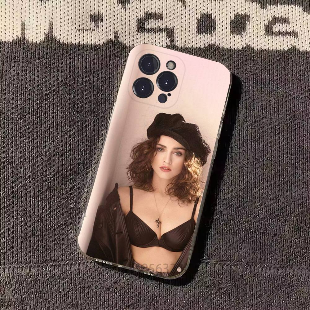 M-Madonna-S 80s Phone Cases For iPhone 17 16 15 14 13 12 11 Pro Max Plus Luxury Camera Protection Plastic