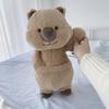 Short-tailed Dwarf Kangaroo Plush Toy, Australian Doll Smiling Angel Doll Wombat