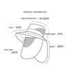 Wide-brimmed Sunhat Sunshade Fishing Hat Mountaineering Jungle  Visor Sunblock Sunhat Sunshade Hat