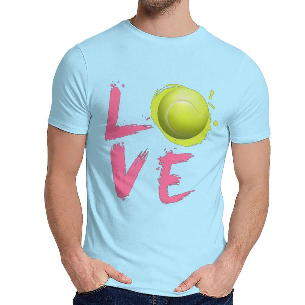 Man S Tee Shirt Tennis Pickleball Team Love Sport Good Cotton Graphic Man S O Neck