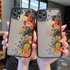 Oil Painting Flower Phone Case For iPhone 7 8 Plus SE2 15 11 12 13 14 Pro Max Horizontal Flower Cases for iPhone X XS XR Cover