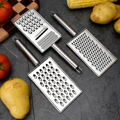 Handreibe aus Edelstahl Mehrzweck-Küchenreibe für Schokolade, Butter, Obst, Gemüse, Küchenartikel