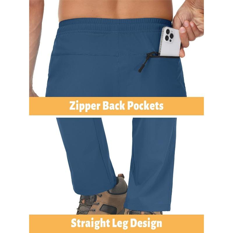 Men's Quick-drying Thin Section Casual Pants Waterproof Elastic Moisture Wicking Outdoor Comfortable Fashion Sports Pants