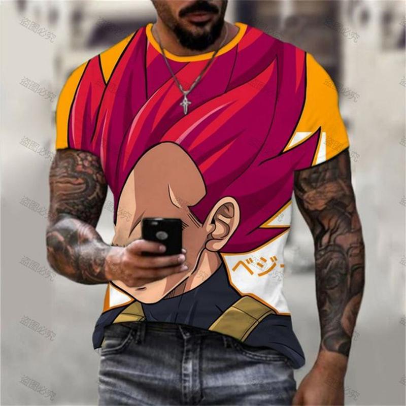 Dragon Ball Z Kid Goku Chibi Printed T-Shirt Summer Casual Short Sleeve Anime Tee Adult and child role-playing T-shirts