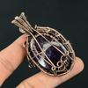 Handmade Tree of Life Copper Wire Wrapped Amethyst & Moonstone Pendant Necklace