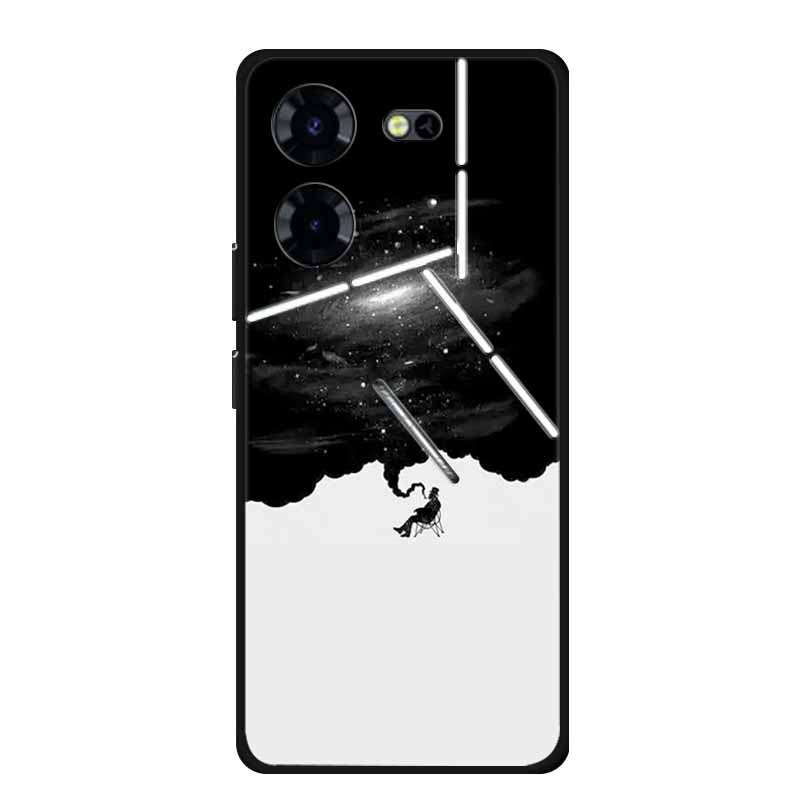 Luxury Case For Tecno Pova 5 Pro 5G TPU Soft Silicone Back Cover for Tecno Pova5 Pro 2023 LH8n Phone Cases Cute 6.78" New etui