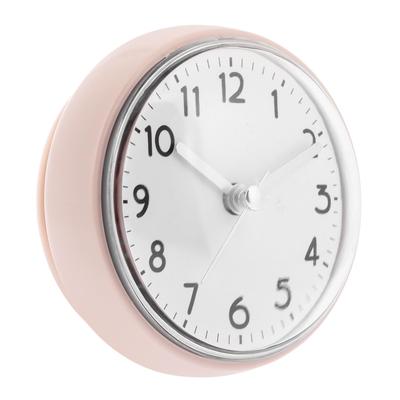 FRCOLOR Shower Clock, Wall Clock, Mini Wall Clock for Bathroom, with Suction Cup, Stylish, Waterproof, Silent, for Kitchen, Toilet, and Home Use,