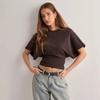Fashion Round Neck Short Sleeve Plus Size T-shirt for Women Summer New Simple Solid Loose T Shirts Woman Elegant Slim Fit Casual Lady Tee Shirt 26652